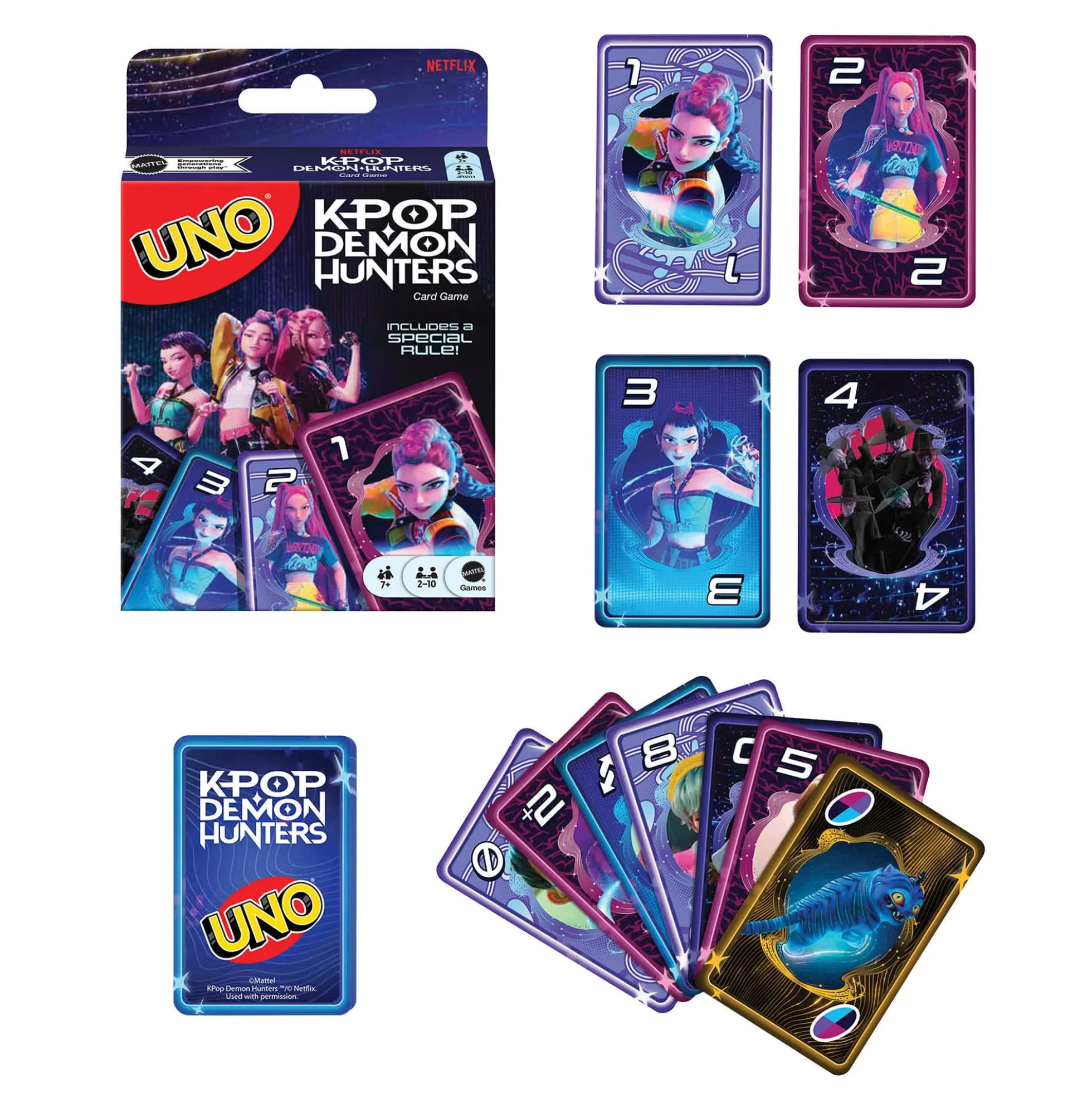 UNO KPop Demon Hunters Deck