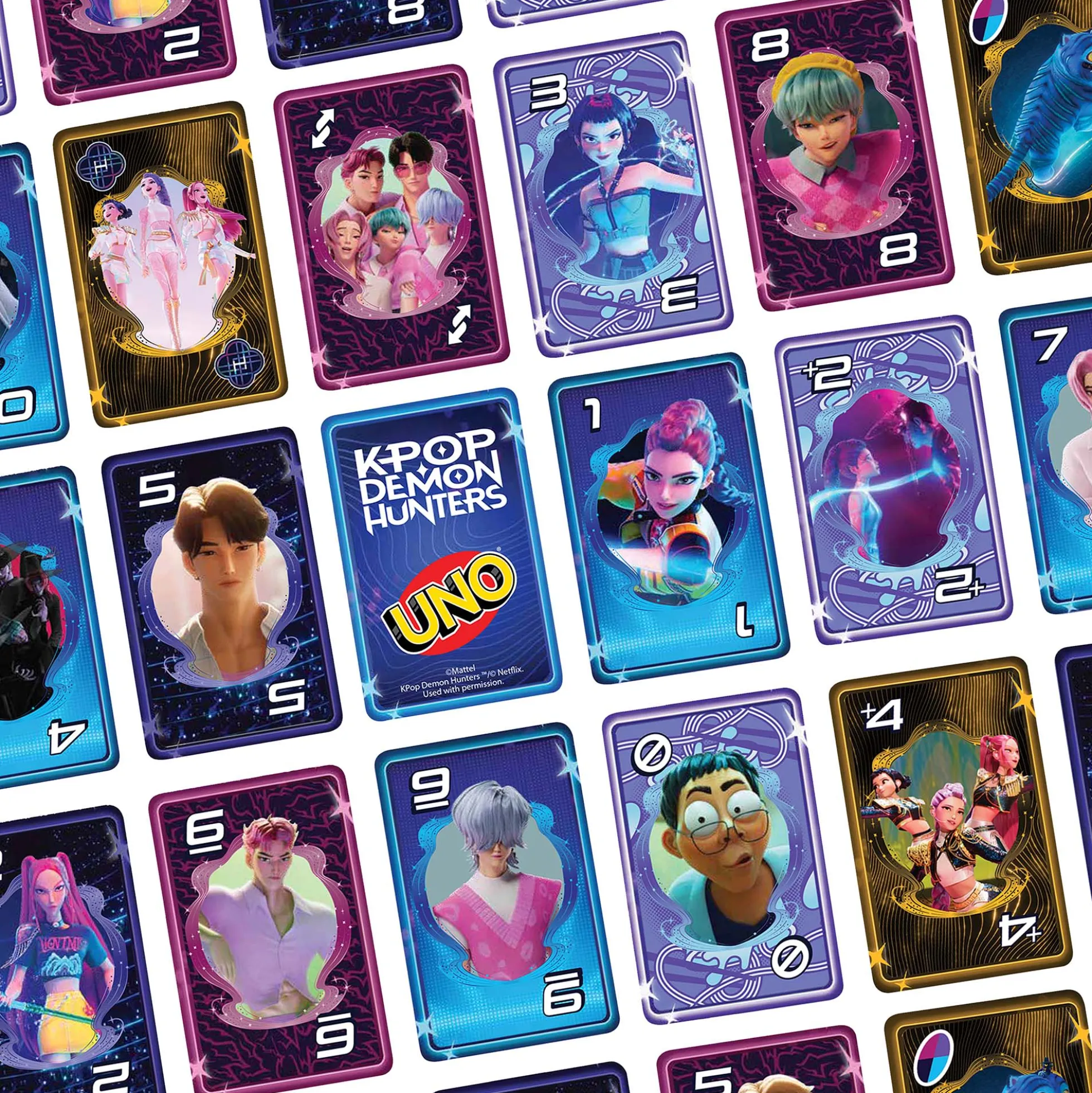 UNO KPop Demon Hunters Deck