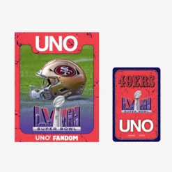 UNO LVIII Super Bowl Card Game San Francisco 49ers