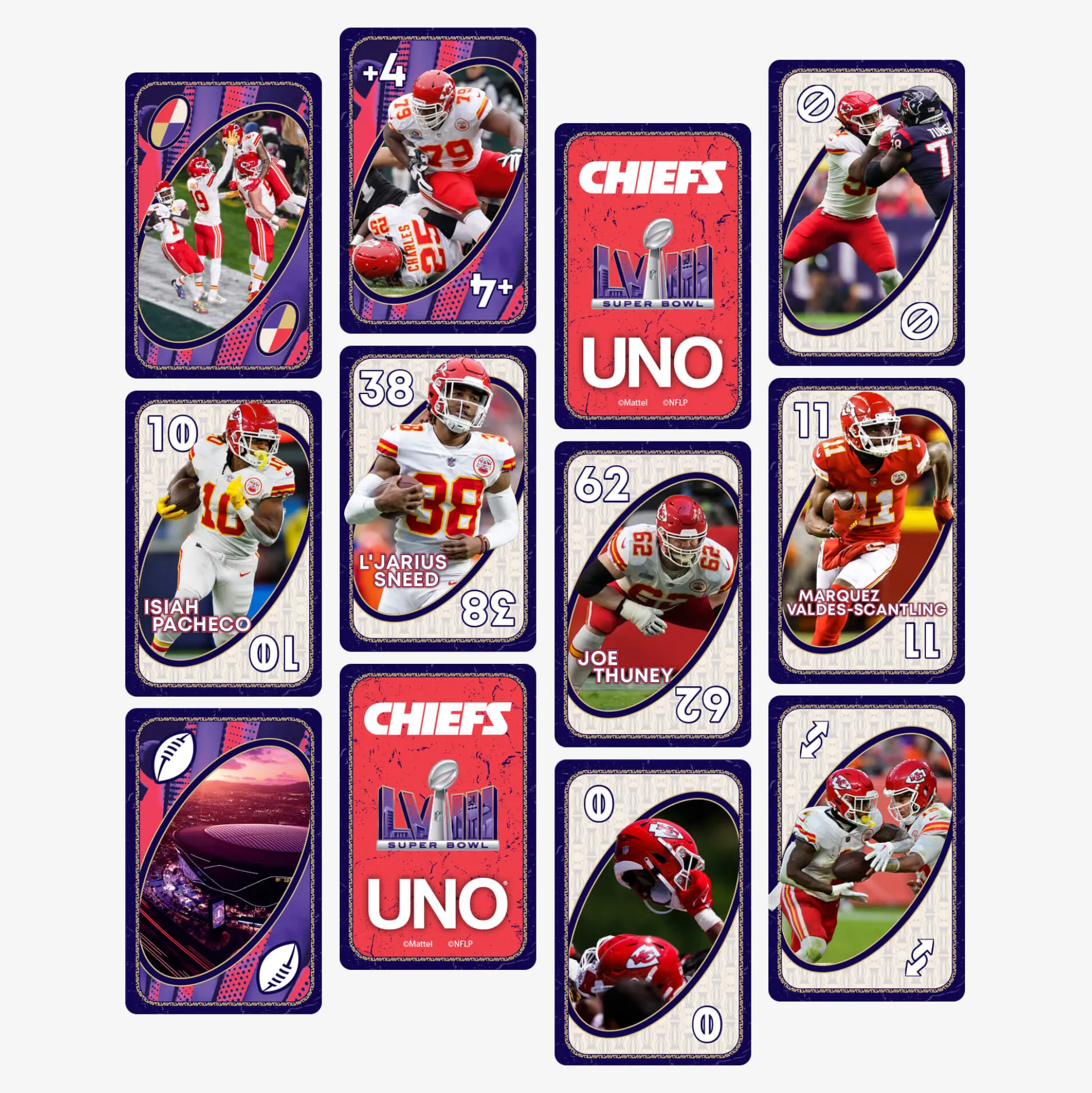 UNO LVIII Super Bowl Card Game