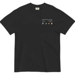 UNO Social Club Rules Black T-shirt