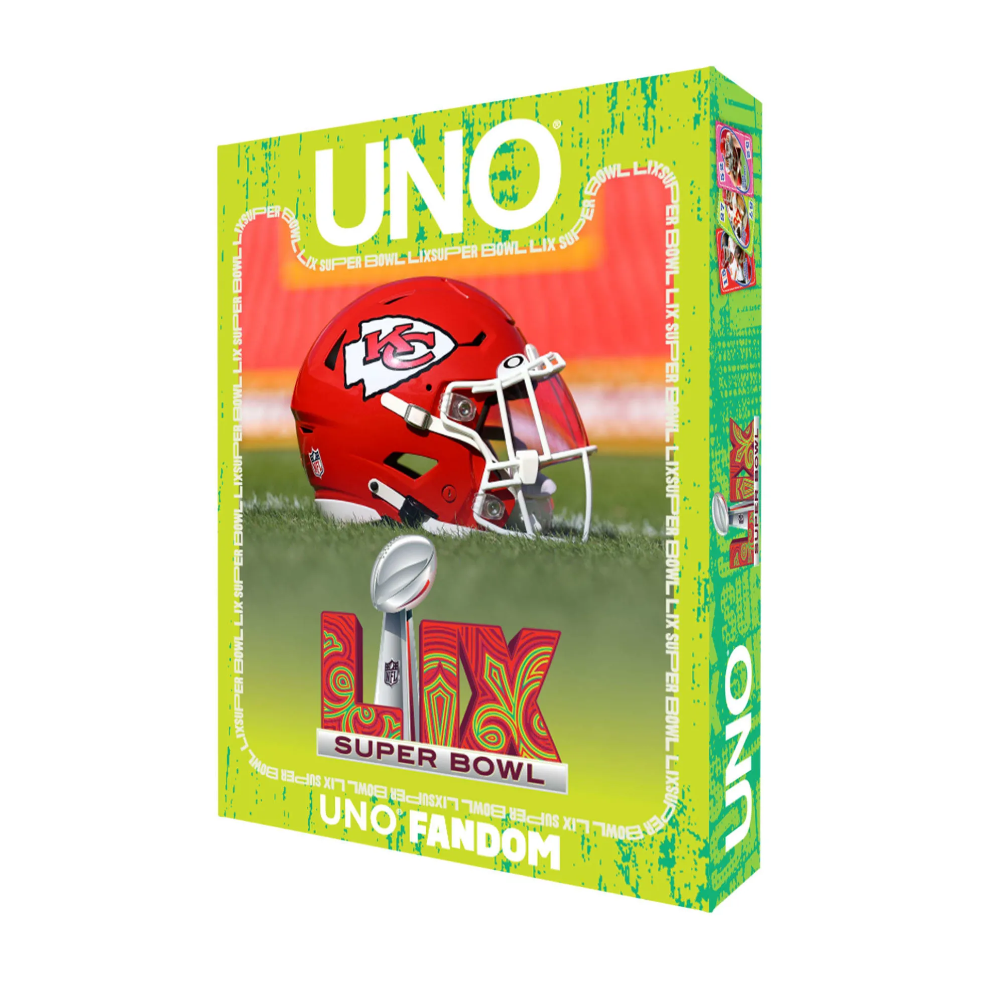 UNO Fandom x Super Bowl LIX Chiefs Card Game