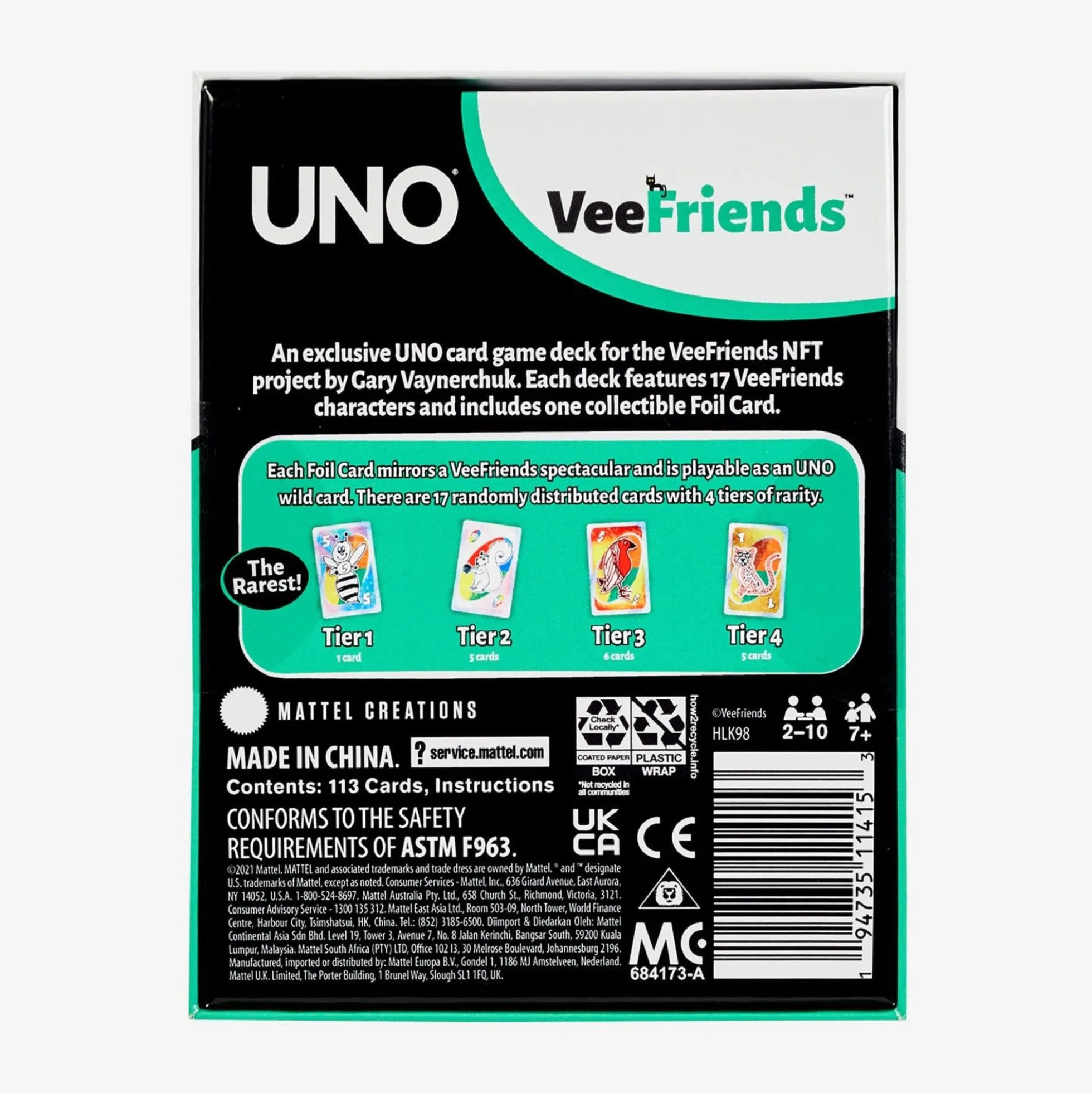 VeeFriends UNO Card Game