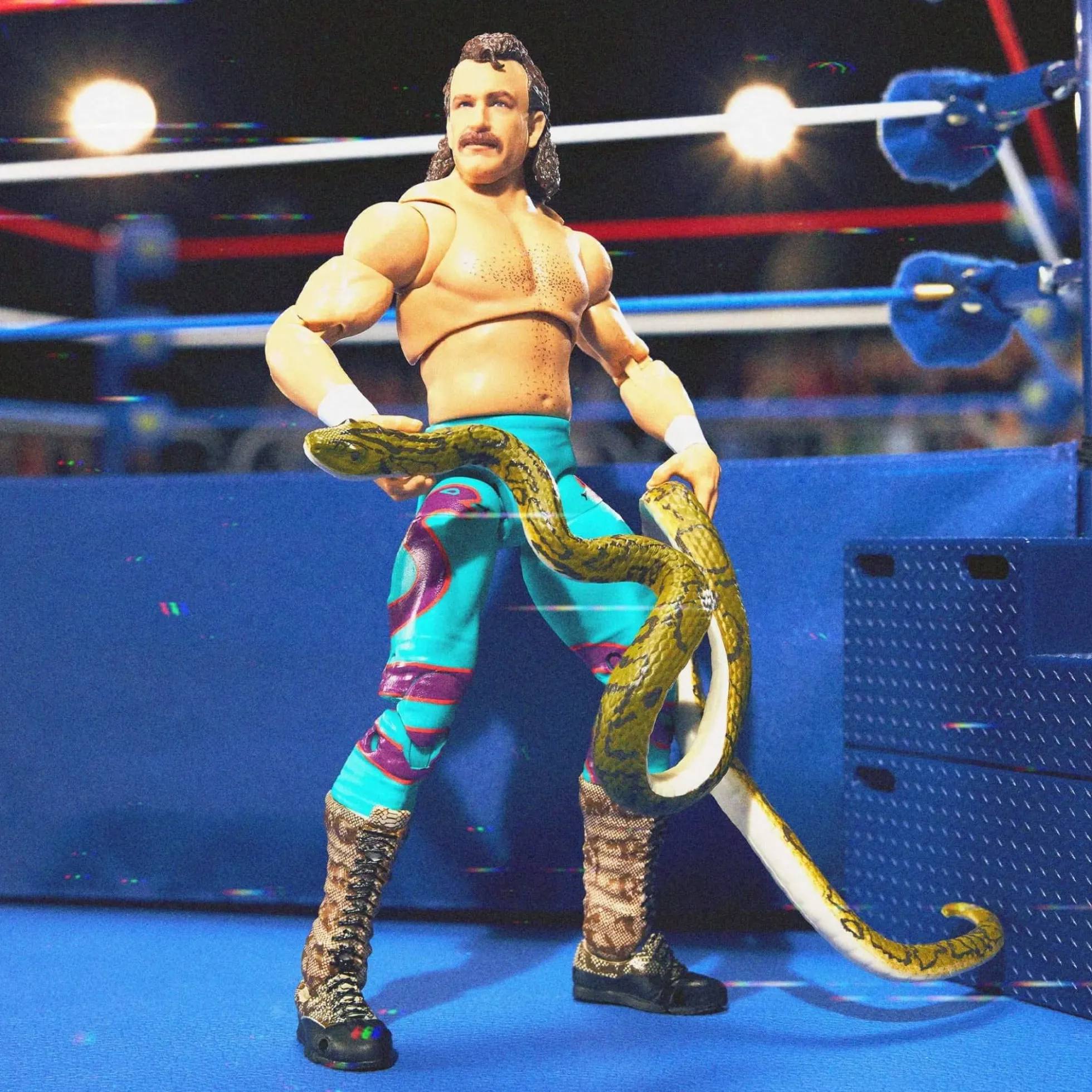 WWE Action Figure Ultimate Edition Coliseum Collection Jake “The Snake” Roberts & “Ravishing” Rick Rude 2-Pack