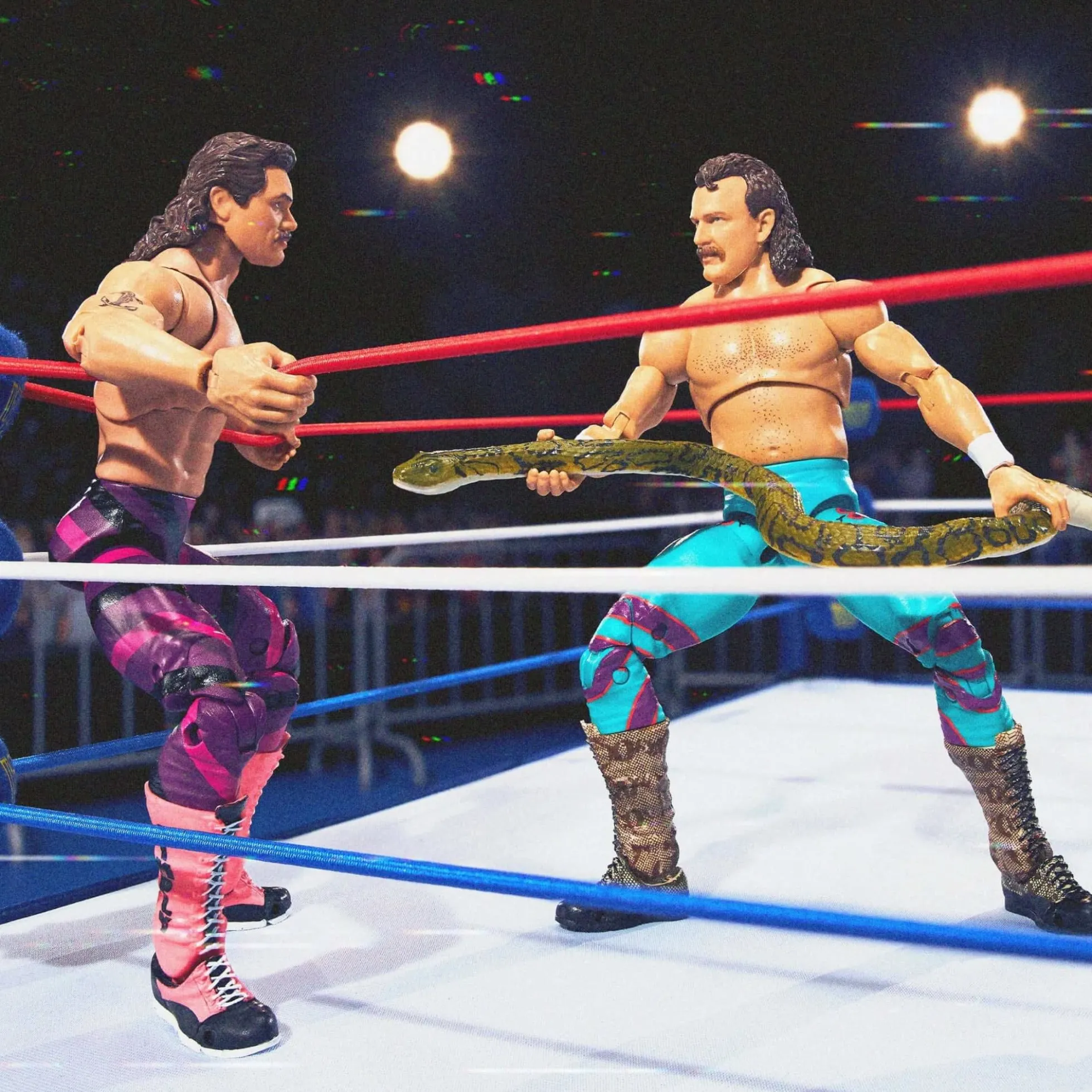 WWE Action Figure Ultimate Edition Coliseum Collection Jake “The Snake” Roberts & “Ravishing” Rick Rude 2-Pack