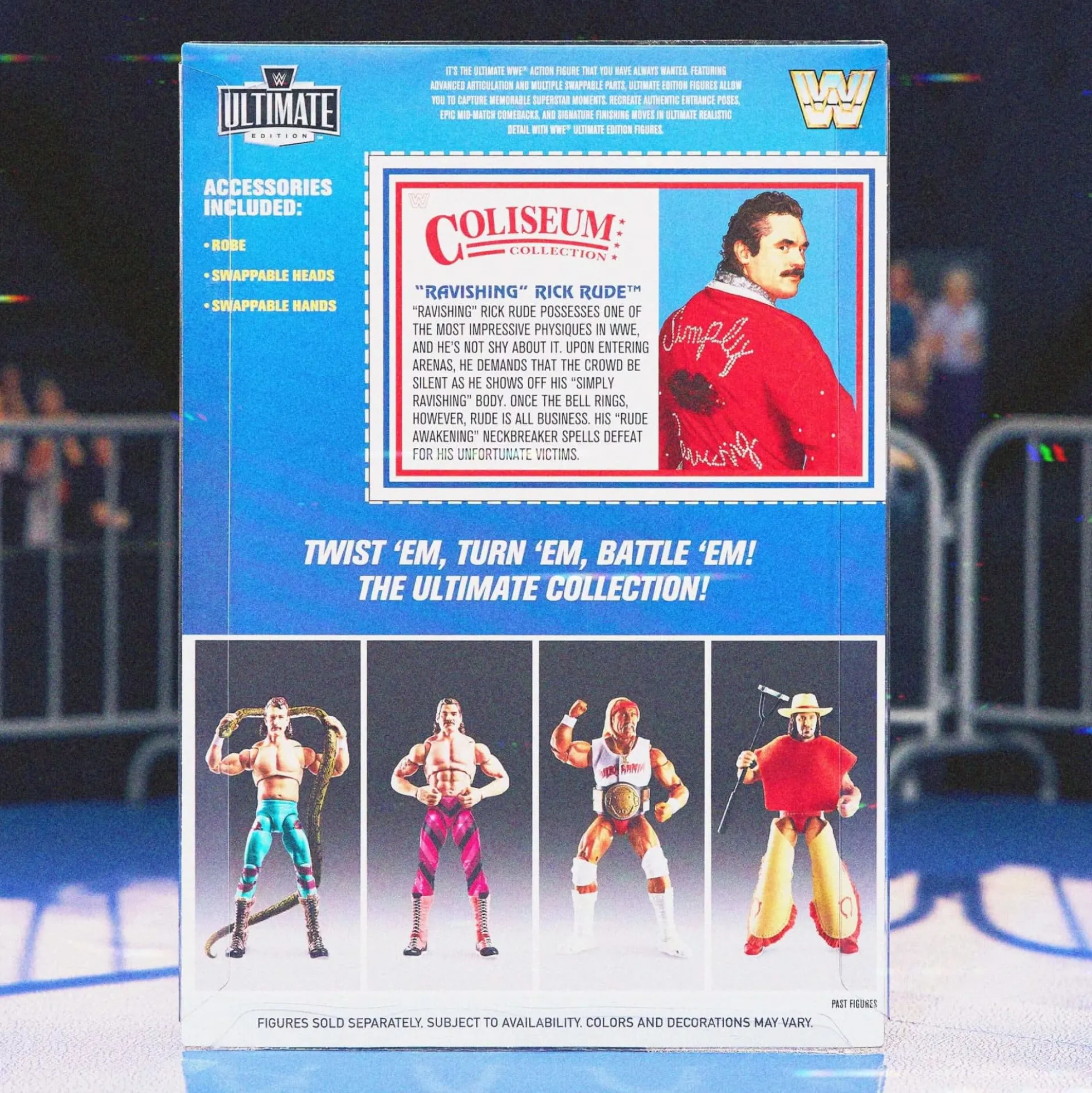 WWE Action Figure Ultimate Edition Coliseum Collection Jake “The Snake” Roberts & “Ravishing” Rick Rude 2-Pack