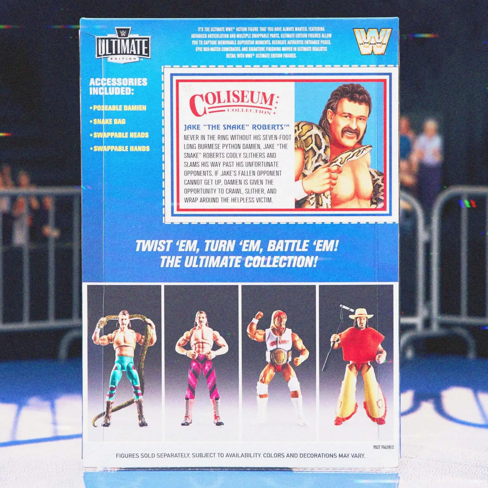 WWE Action Figure Ultimate Edition Coliseum Collection Jake “The Snake” Roberts & “Ravishing” Rick Rude 2-Pack