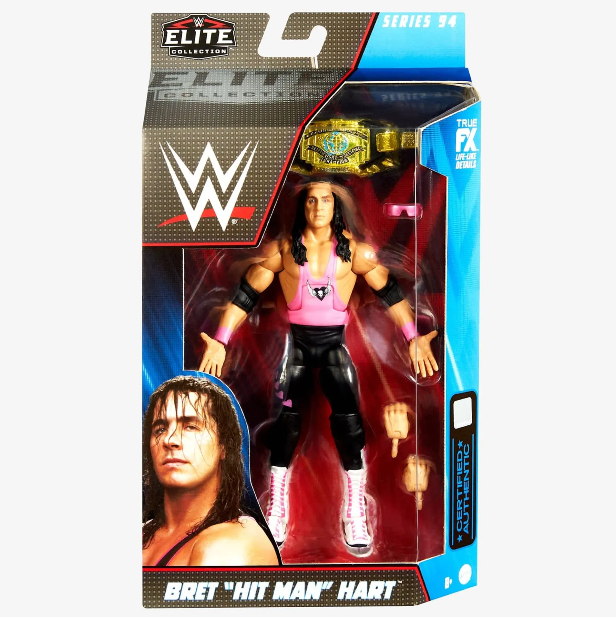 WWE Bret "Hit Man" Hart™ Elite Collection Action Figure