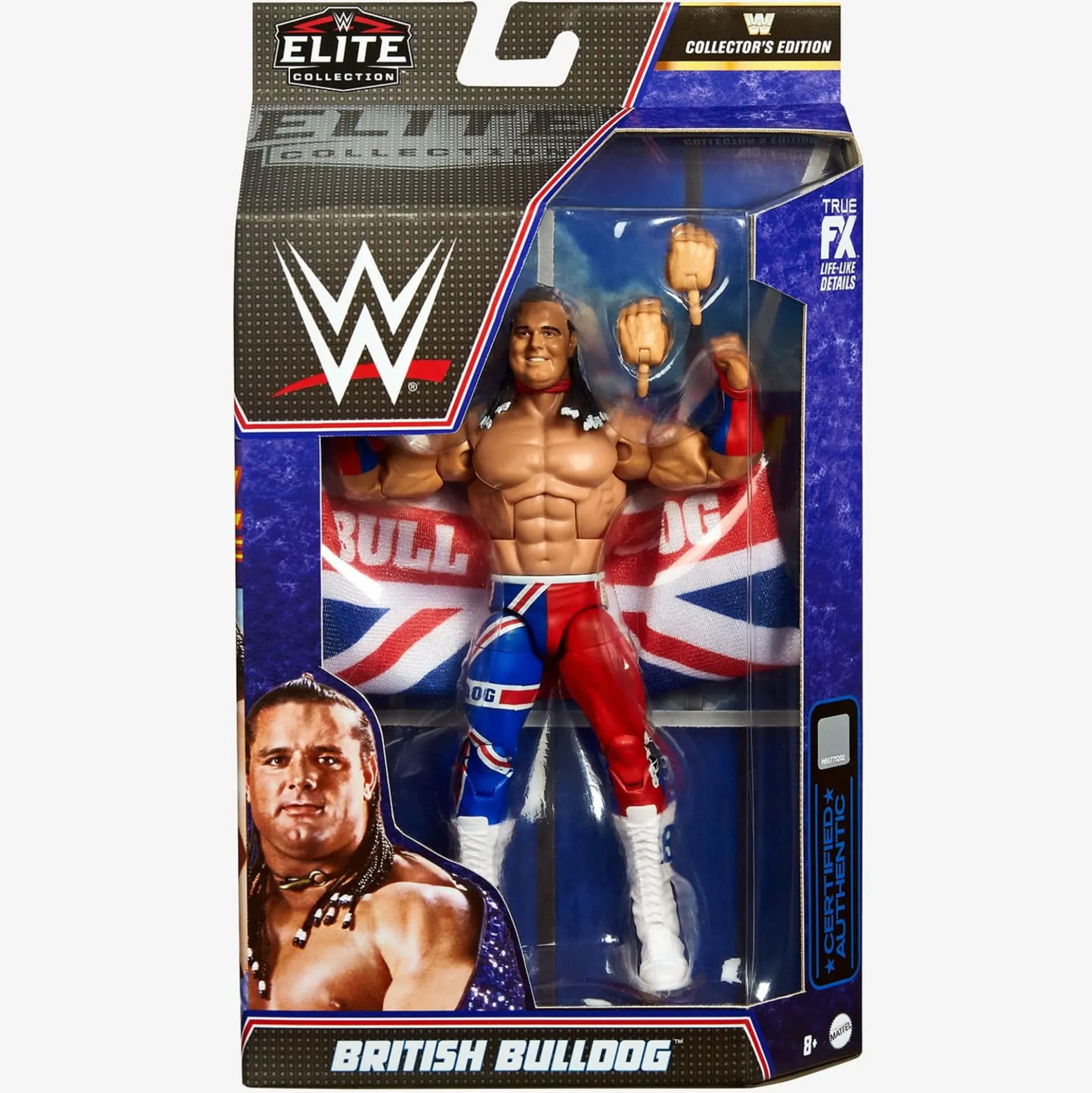 WWE British Bulldog™ Elite Collection Action Figure