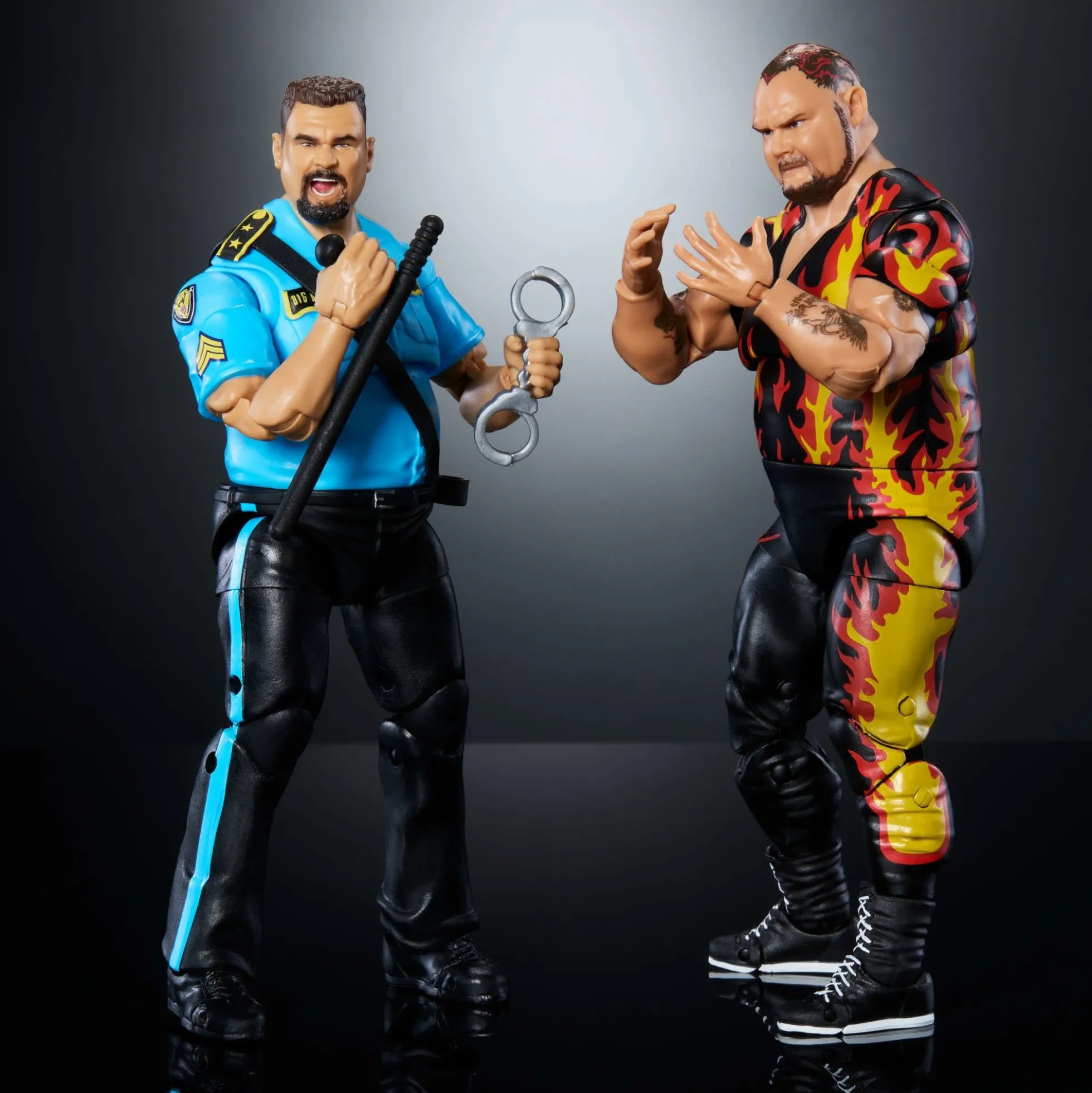 WWE Coliseum Collection Bam Bam Bigelow & Big Boss Man 2-Pack Action Figures