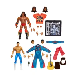 WWE Coliseum Collection Honky Tonk Man & Ultimate Warrior Ultimate Edition Figures