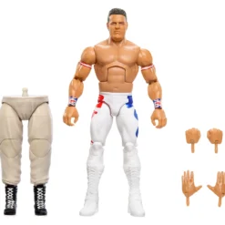 WWE Elite Collection Monday Night War British Bulldog Action Figure & Plus Golga Build-A-Figure Parts
