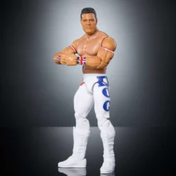 WWE Elite Collection Monday Night War British Bulldog Action Figure & Plus Golga Build-A-Figure Parts