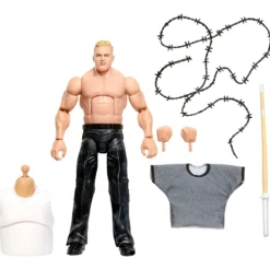 WWE Elite Collection Monday Night War Hardcore Hak Action Figure & Golga Build-A-Figure Parts