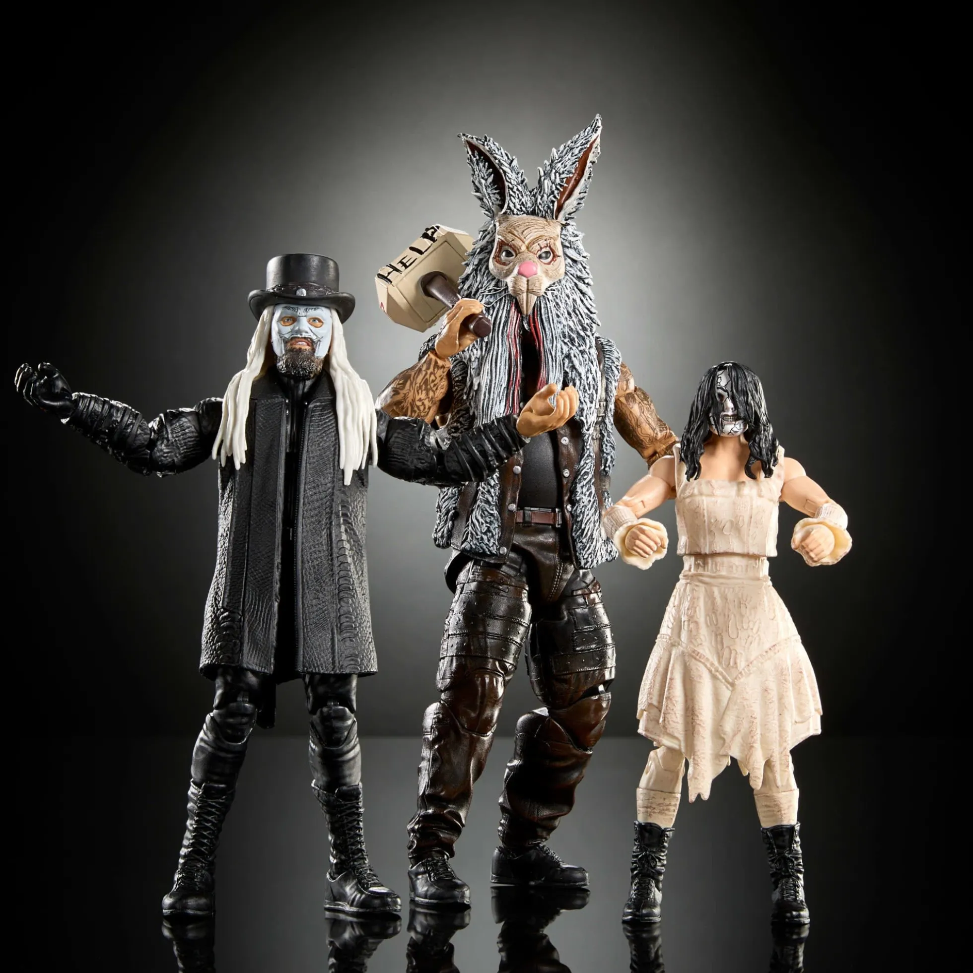 WWE Elite Collection Wyatt Sicks Set of 3 Action Figures