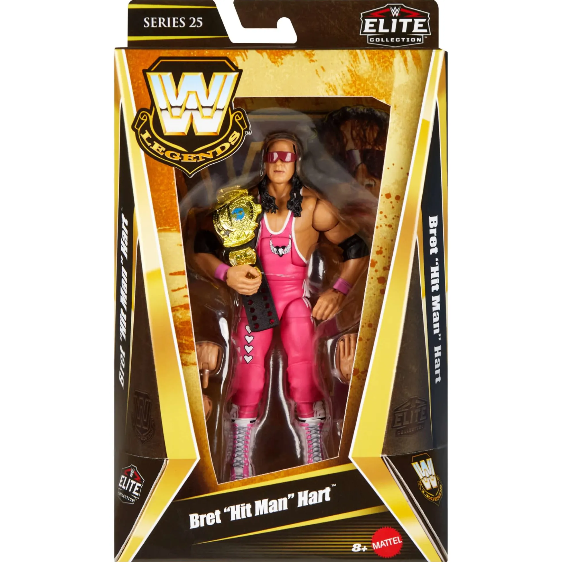 WWE Elite Legends Bret “Hit Man” Hart Action Figure