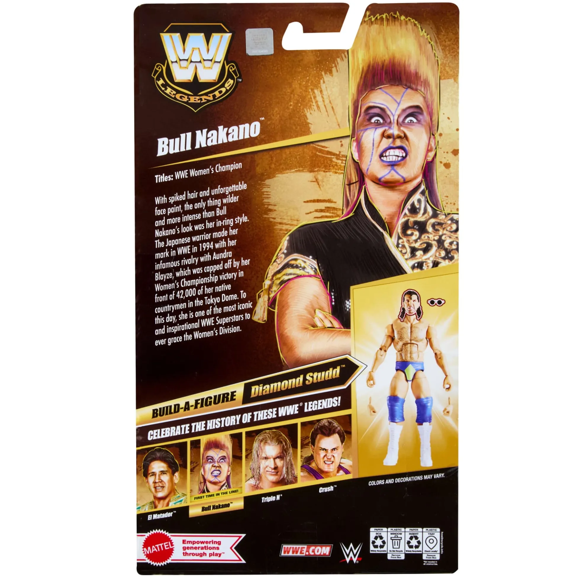WWE Elite Legends Bull Nakano Action Figure