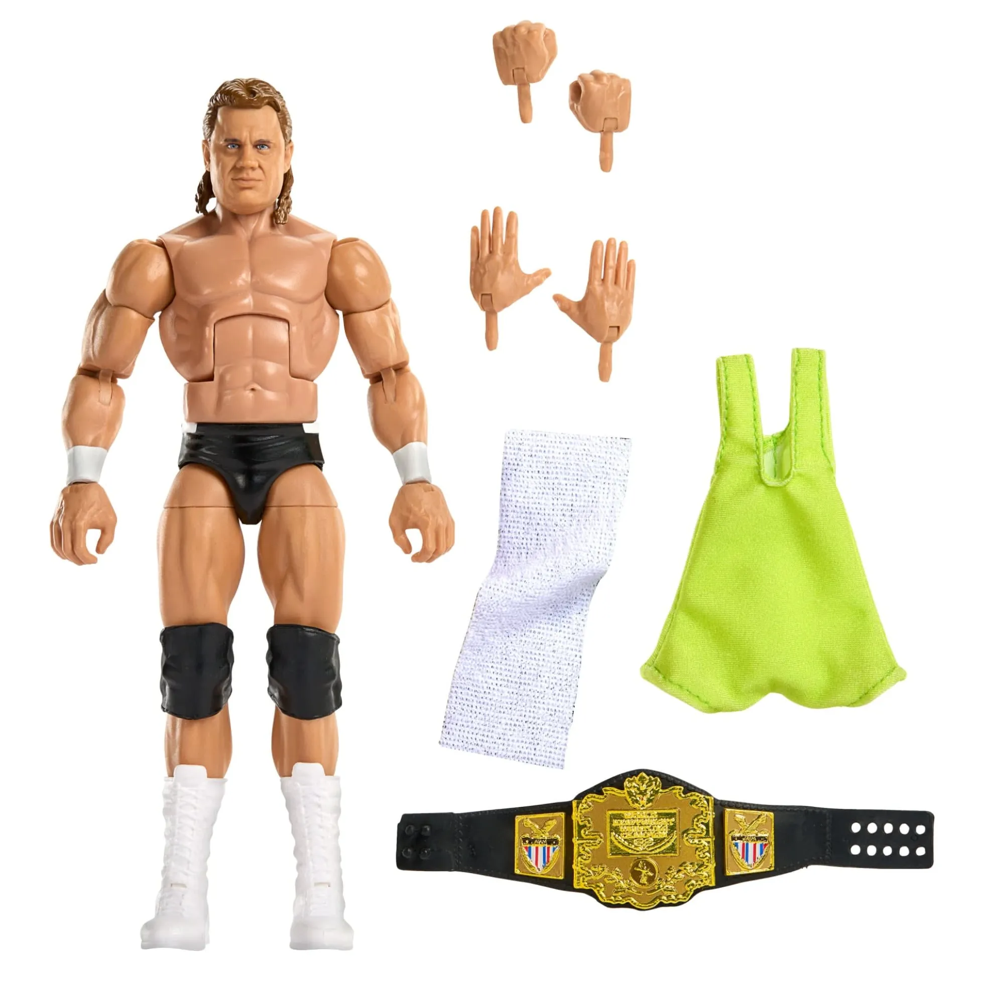 WWE Elite Legends Curt Hennig Action Figure & Accessories