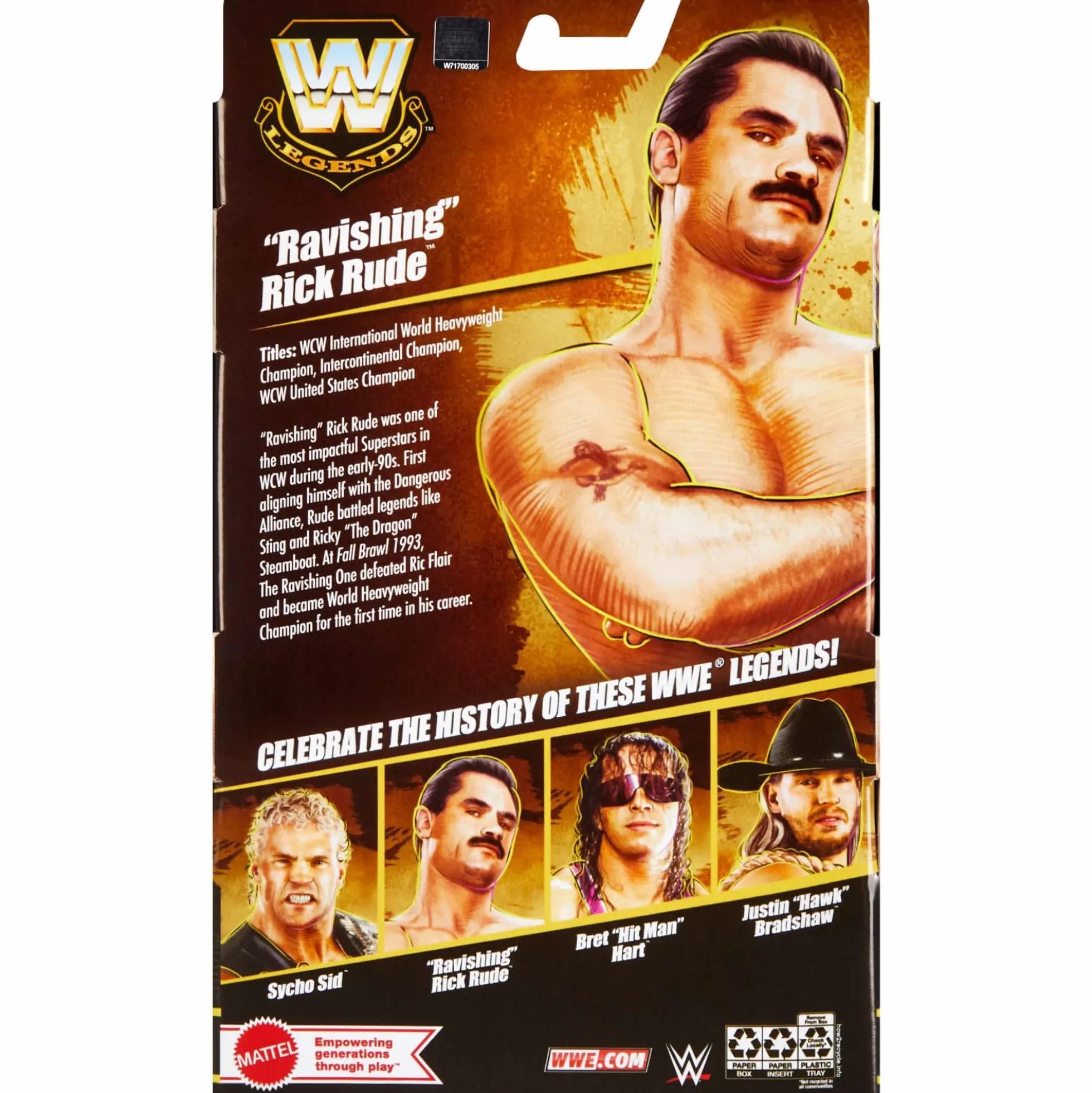 WWE Elite Legends “Ravishing” Rick Rude Action Figure