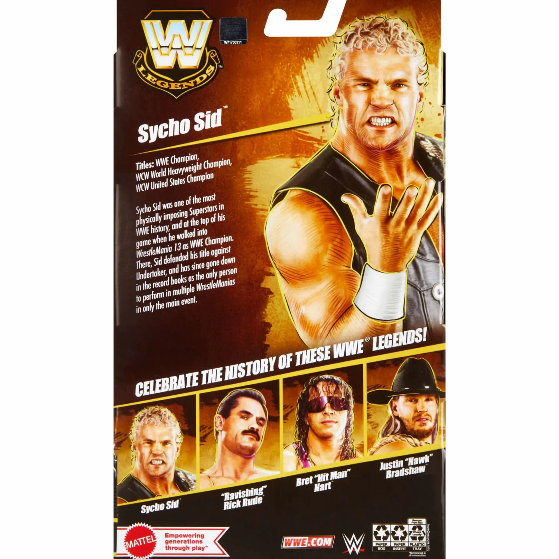 WWE Elite Legends Sycho Sid Action Figure