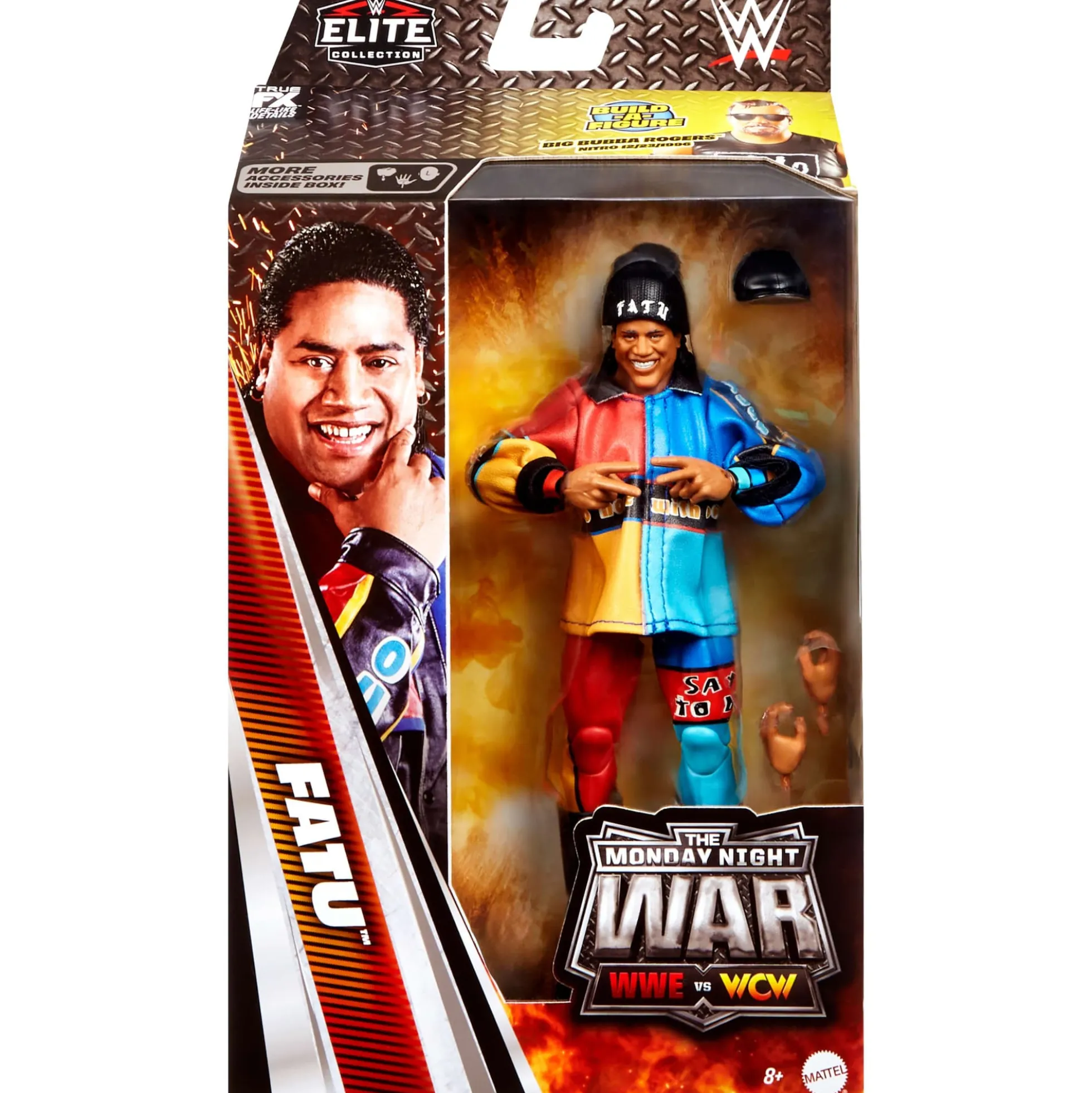 WWE Monday Night War Elite Collection Fatu Action Figure