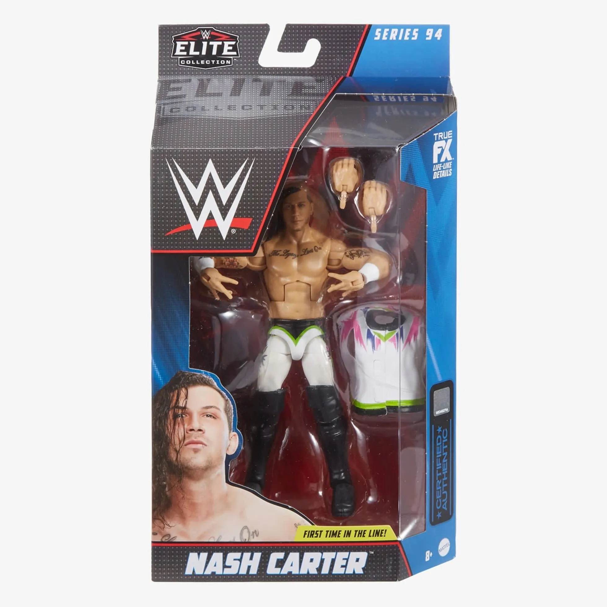 WWE Nash Carter Elite Collection Action Figure