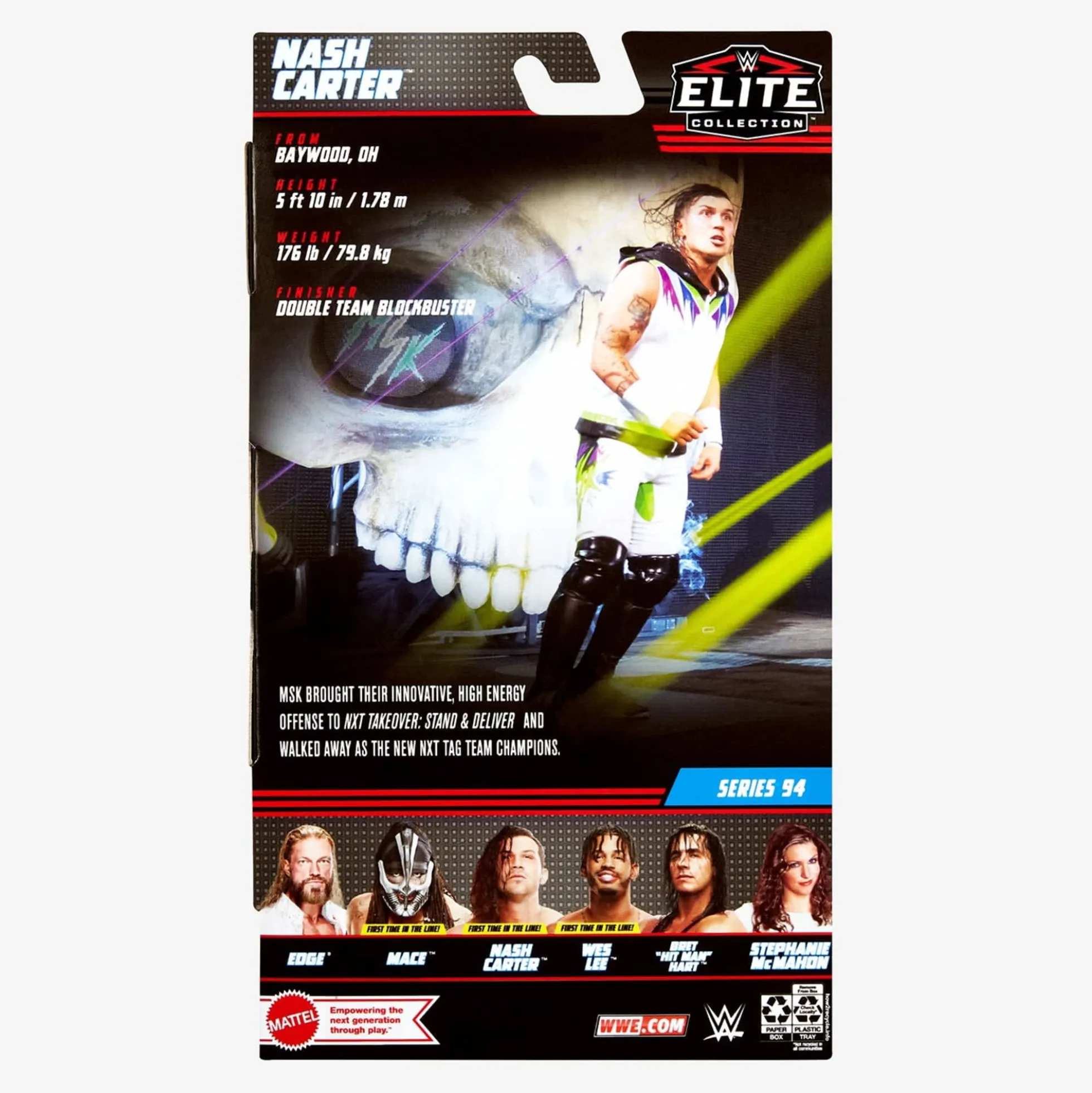 WWE Nash Carter Elite Collection Action Figure