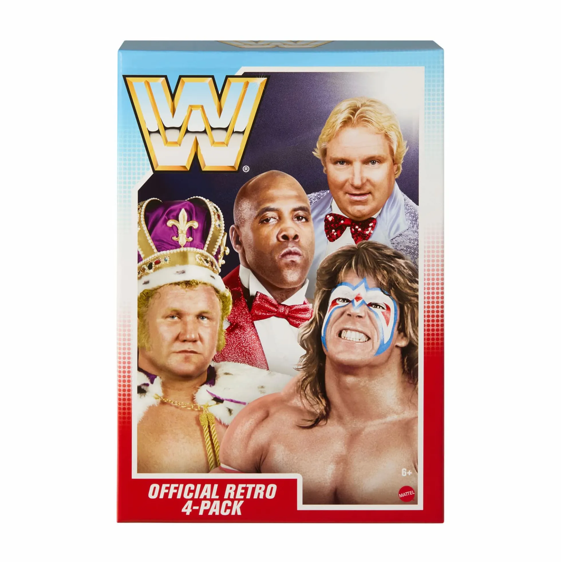 WWE Official Retro 4-Pack Action Figures