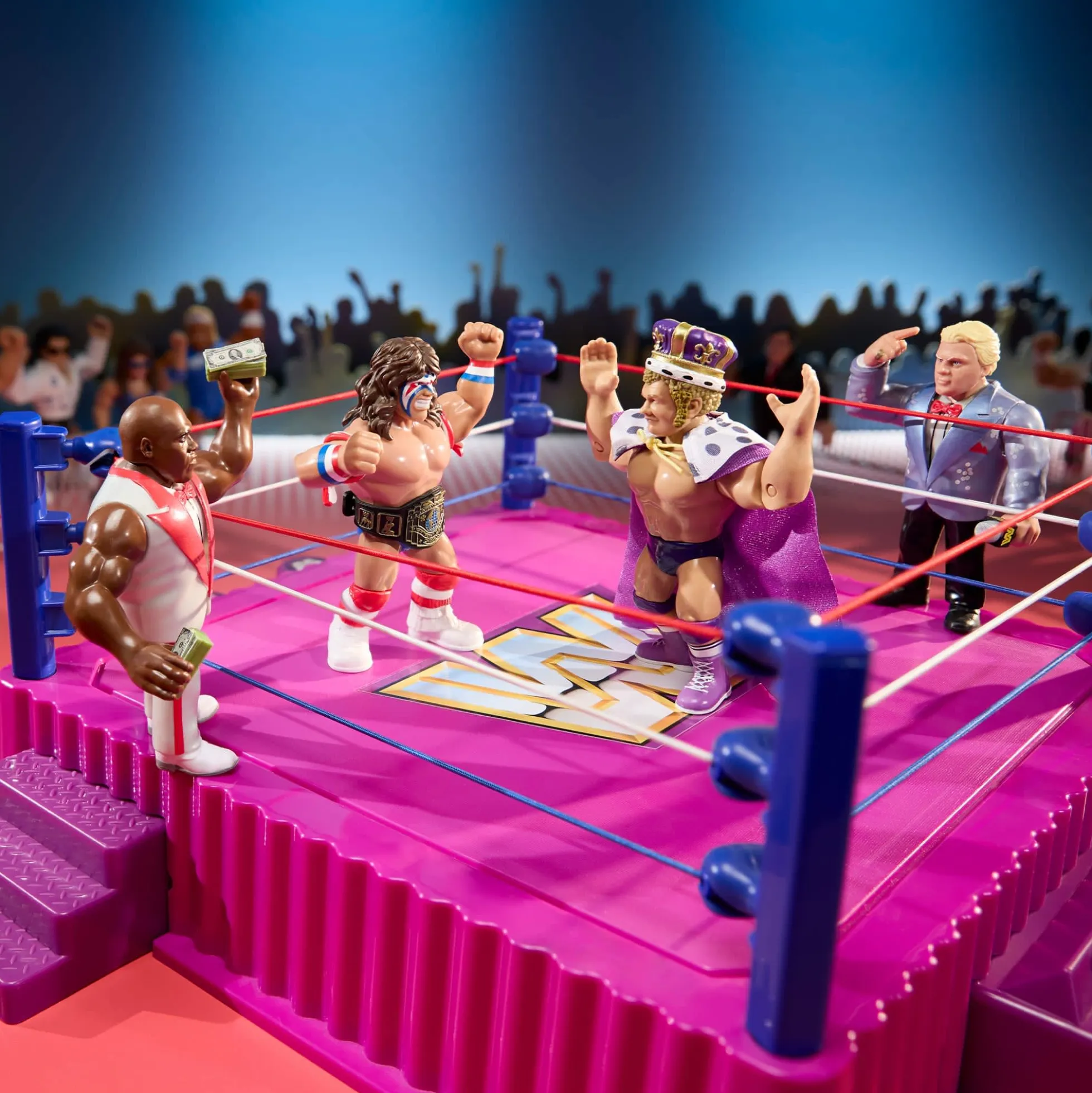 WWE Official Retro 4-Pack Action Figures