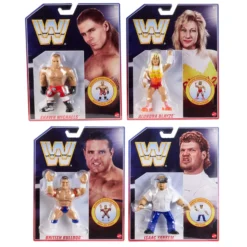 WWE Retro Action Figure 4-Pack Bundle