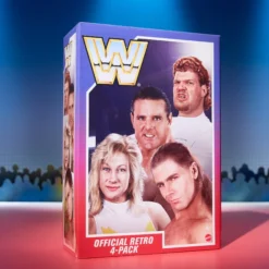WWE Retro Action Figure 4-Pack Bundle