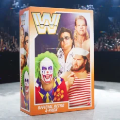 WWE Retro Action Figure 4-Pack Bundle