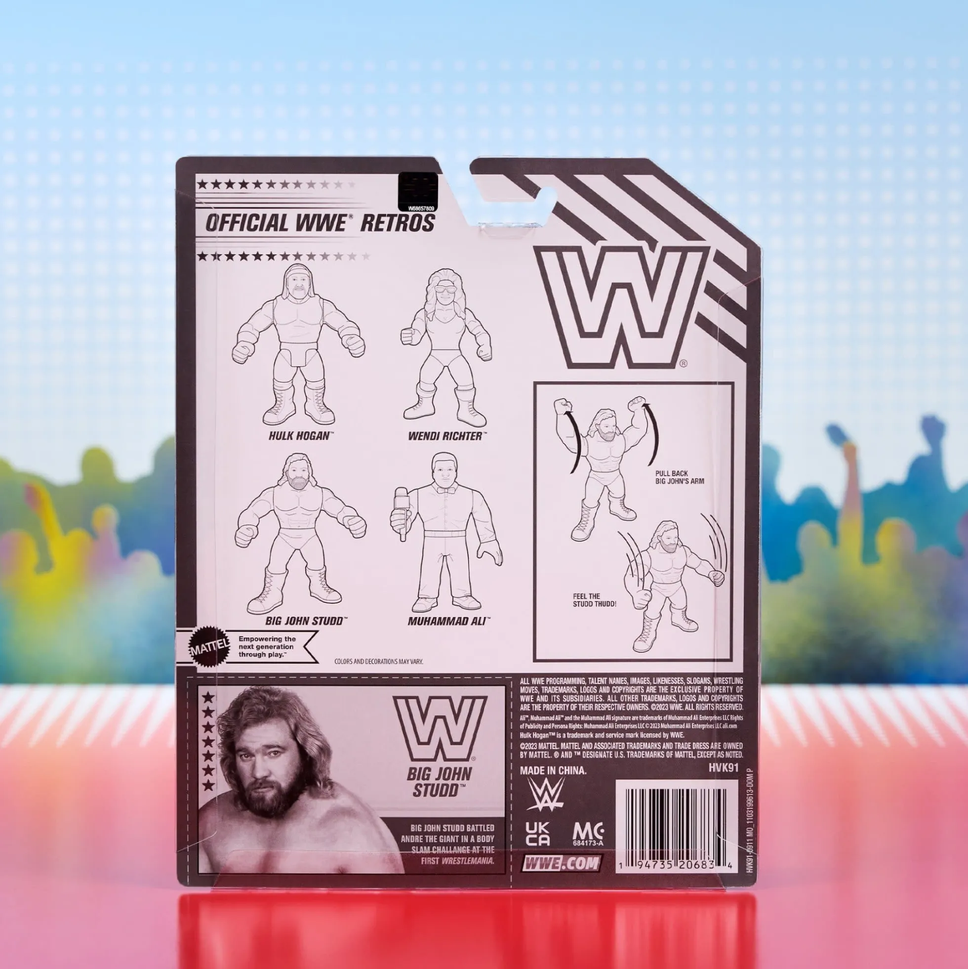 WWE Retros Action Figure 4-Pack Bundle