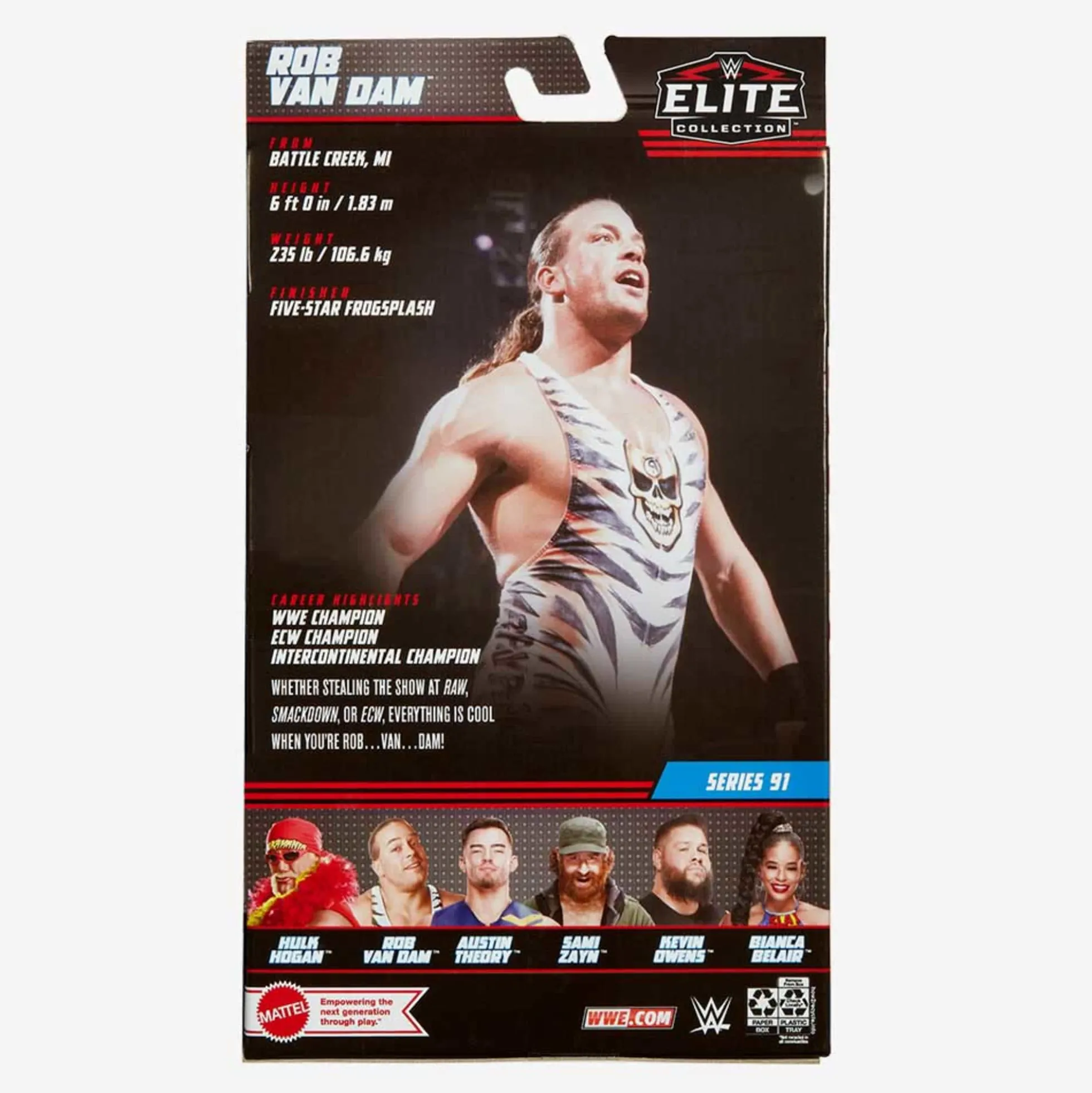 WWE Rob Van Dam Elite Collection Action Figure