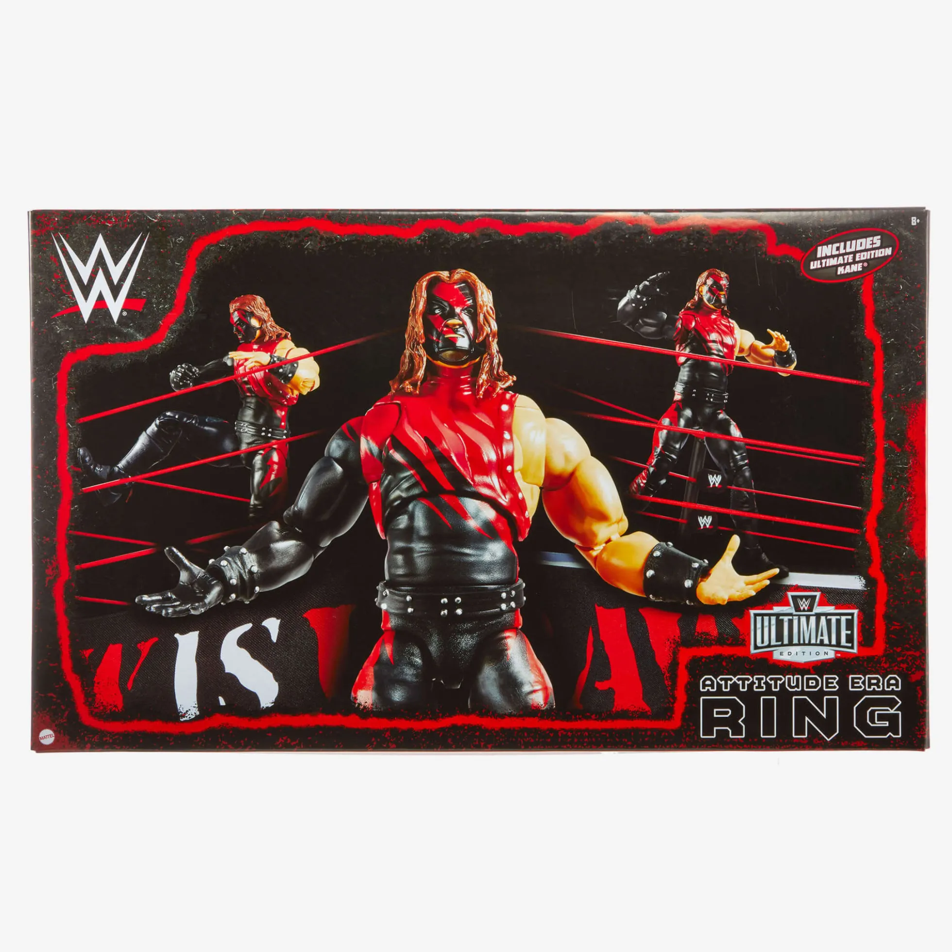 WWE Ultimate Edition Attitude Era Ring and Kane Figure