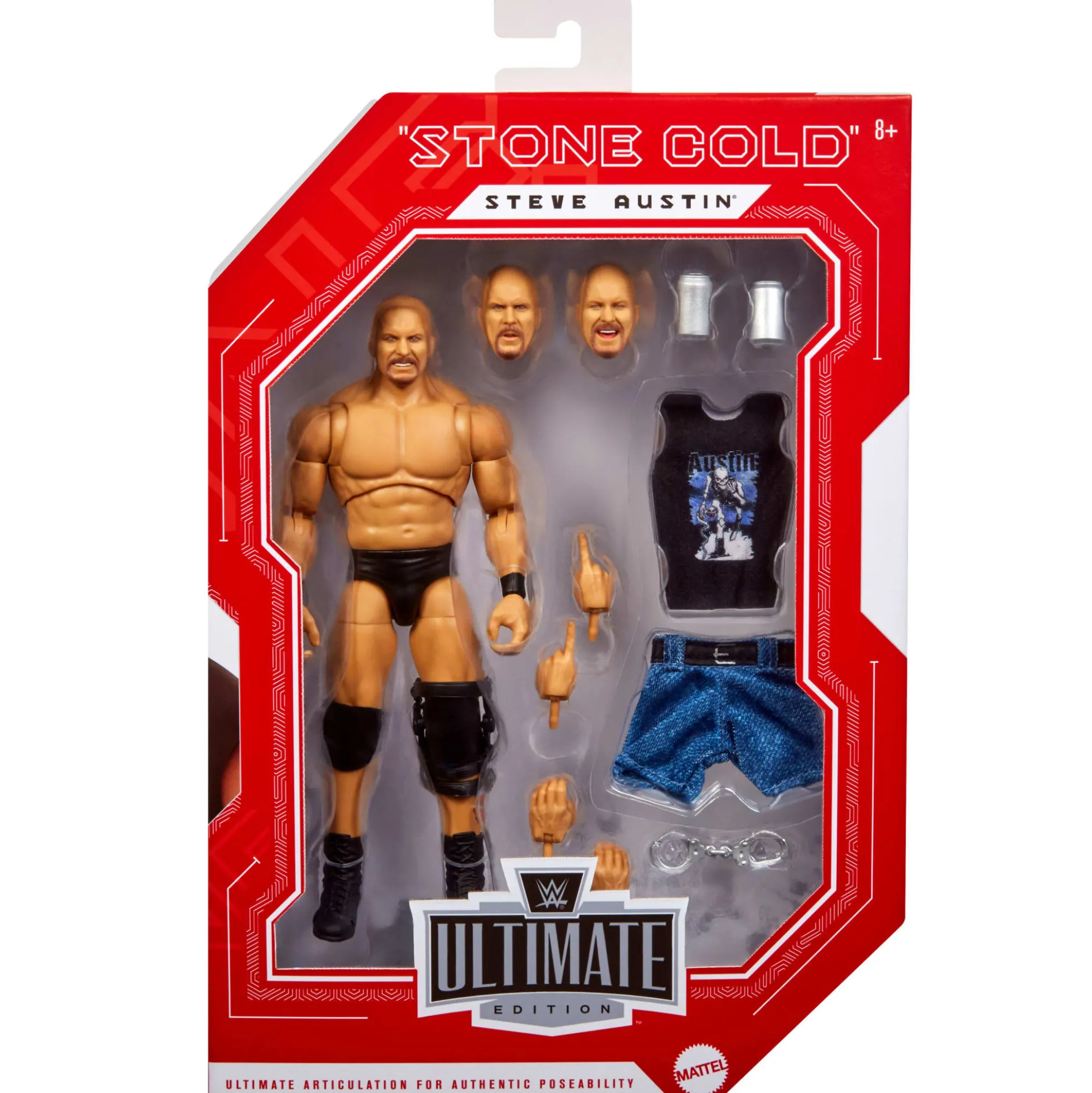 WWE Ultimate Edition Monday Night War "Stone Cold" Steve Austin Action Figure