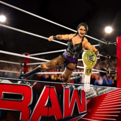 WWE Ultimate Edition RAW Ring and WWE Superstar Rhea Ripley Figure