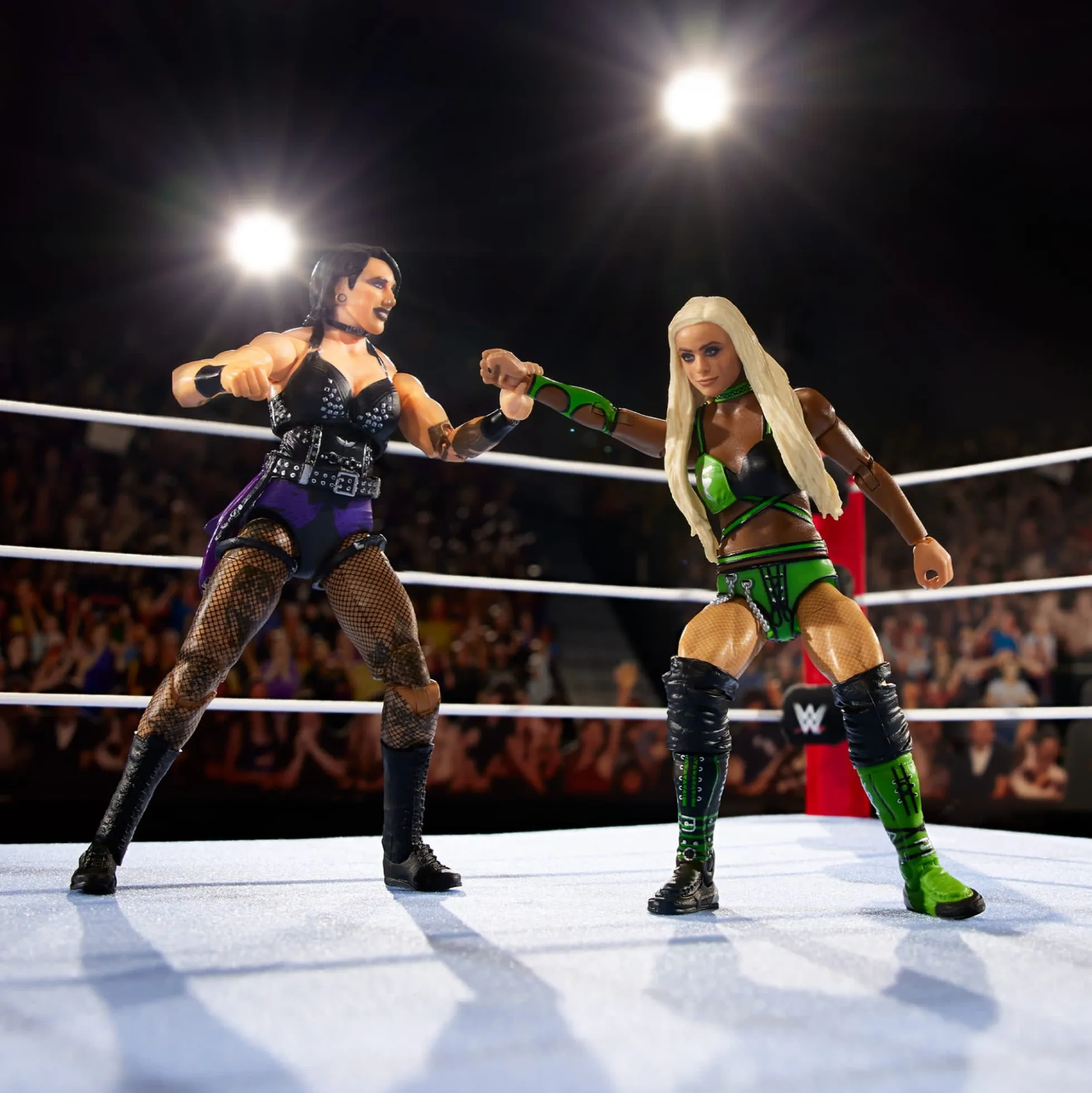 WWE Ultimate Edition RAW Ring and WWE Superstar Rhea Ripley Figure