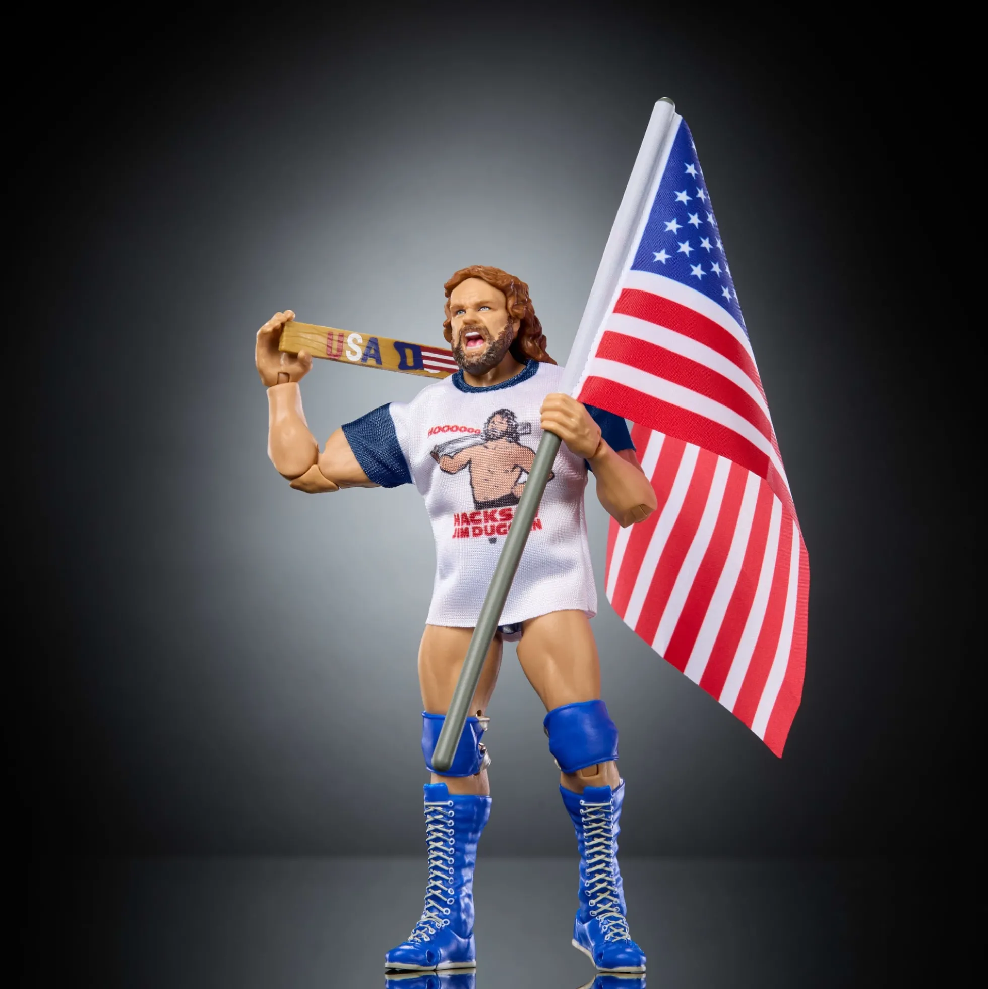 WWE Ultimate Legends Action Hacksaw Jim Duggan Figure