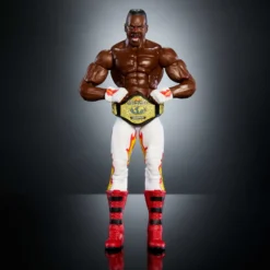 WWE Elite Collection Monday Night War Booker T Action Figure & Golga Build-A-Figure Parts