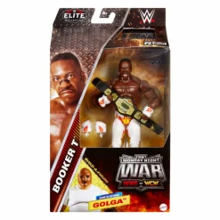 WWE Elite Collection Monday Night War Booker T Action Figure & Golga Build-A-Figure Parts