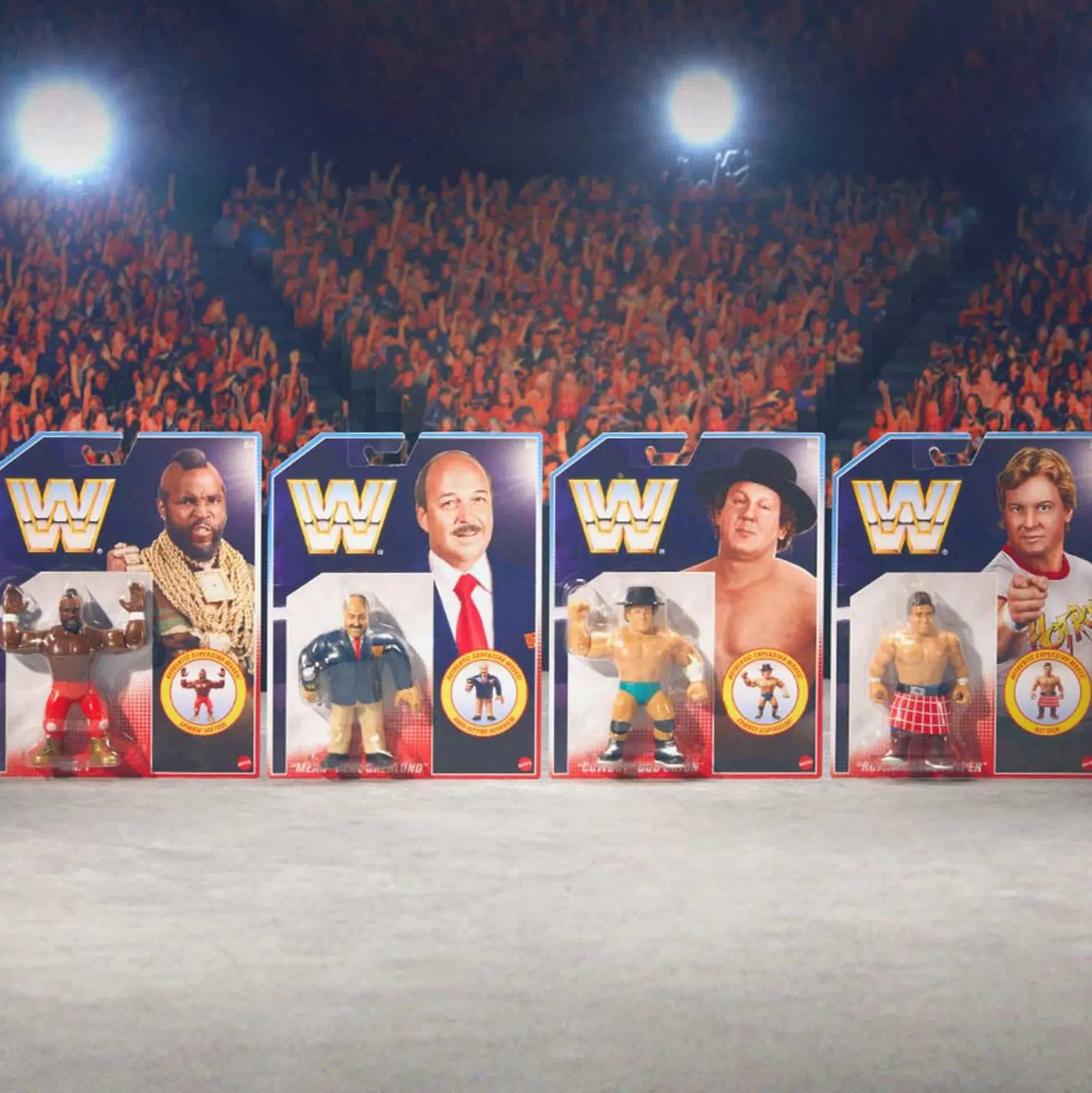 WWE Retro Figures Set Wave 1