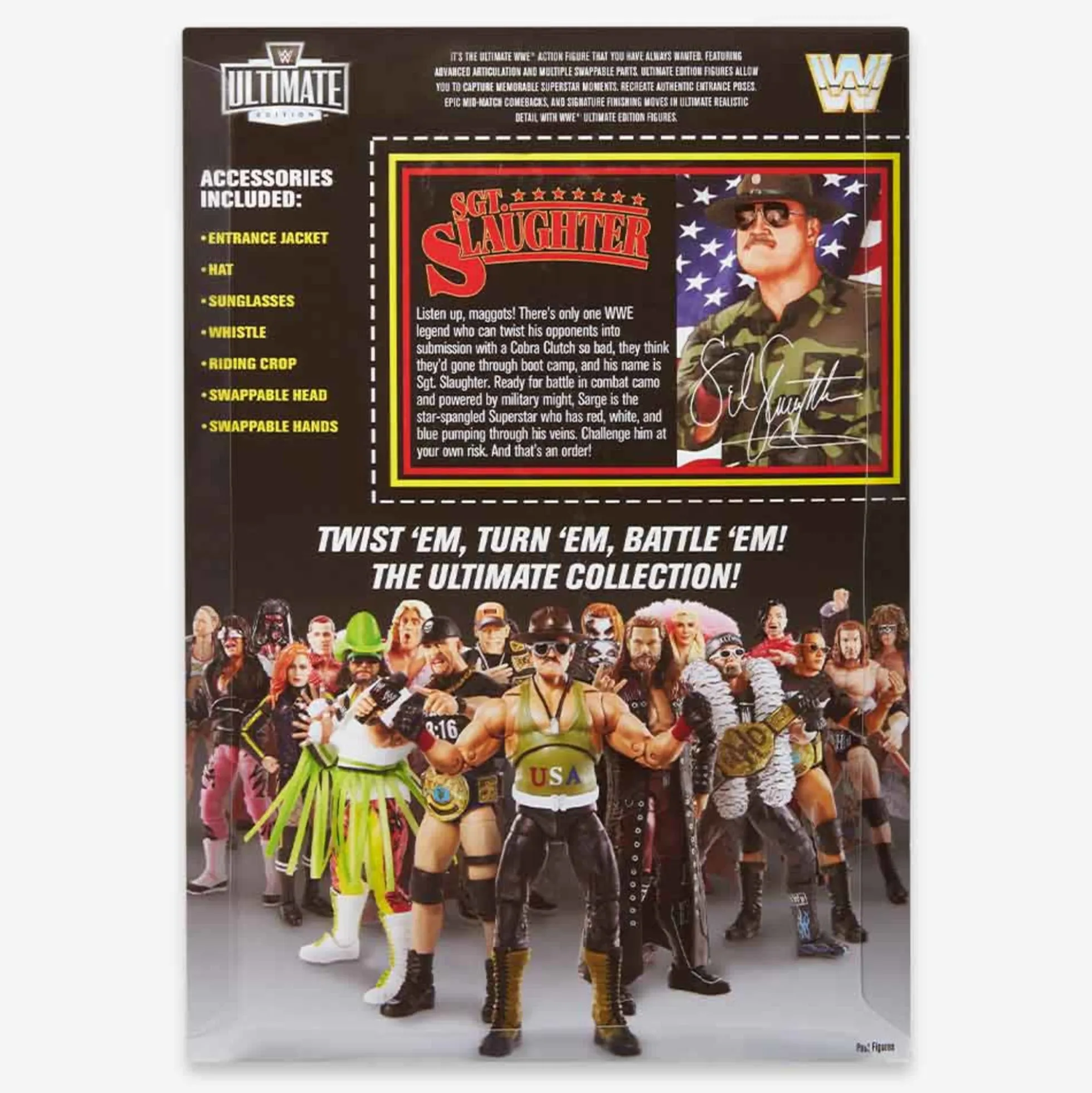 WWE Ultimate Edition Sgt. Slaughter action figure